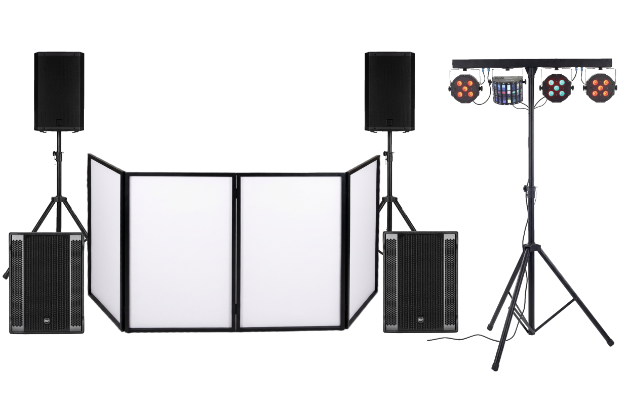 SoundArt.Events DJ Technik Set5 (8600Watt, DJ Screen, Lichtbar)