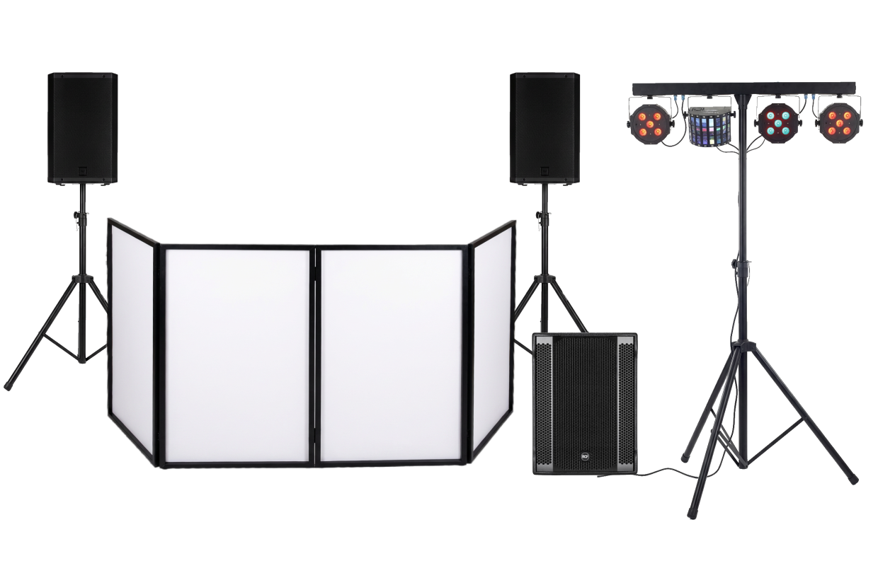 SoundArt.Events DJ Technik Set4 (6400W, DJ Screen, Lichtbar)