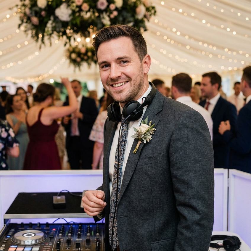 DJ Kevin von SoundArt.Events bei einer Hochzeit in Mülheim an der Ruhr